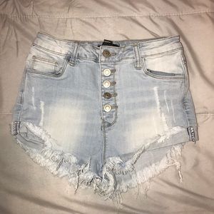 Forever 21 High Waisted Cut Offs